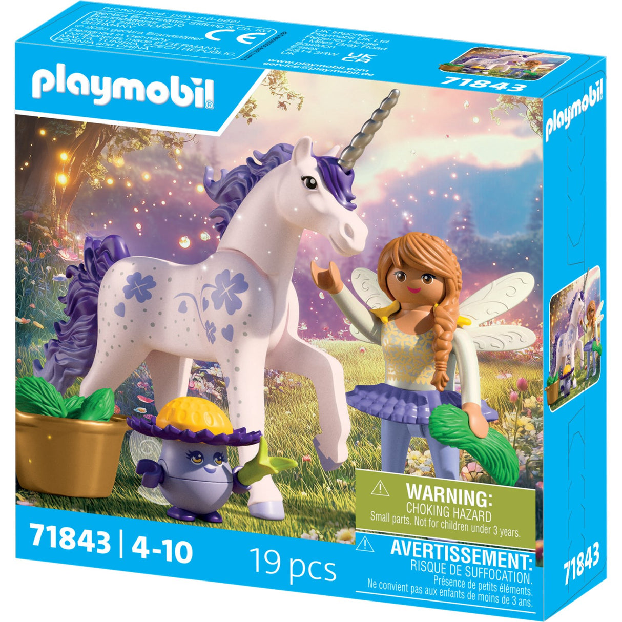 Playmobil® Collectible Unicorn: Lucky Lavender With Fe