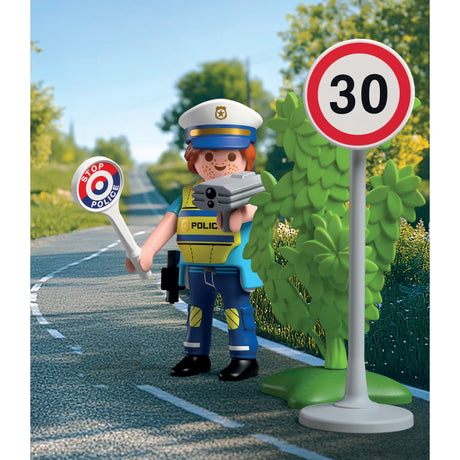 Playmobil® Police Officer With Speed Detector