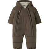 Lil'Atelier Dark Earth Nbnlamedow03 Puffer Flydress Fo Lil