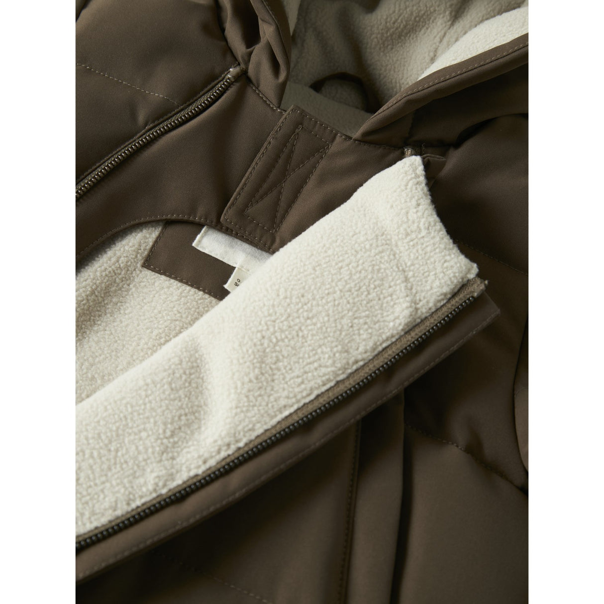 Lil'Atelier Dark Earth Nbnlamedow03 Puffer Flydress Fo Lil