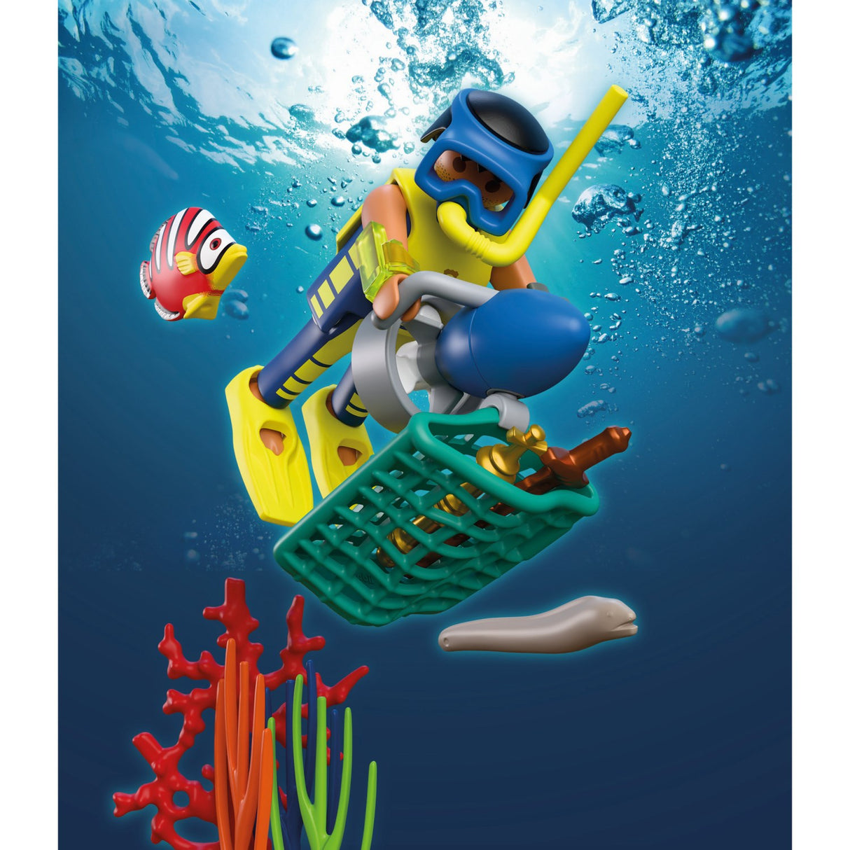 Playmobil® Police Diver With Treasure