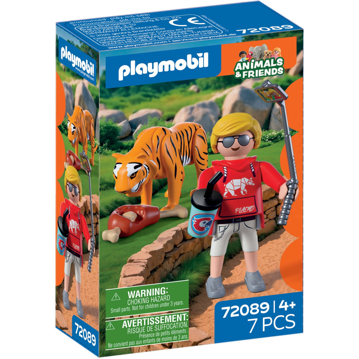 Playmobil® Zoo: Tiger And Visitor