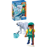 Playmobil® Zoo: Polar Bjørn And Zookeeper