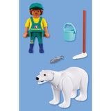 Playmobil® Zoo: Polar Bjørn And Zookeeper