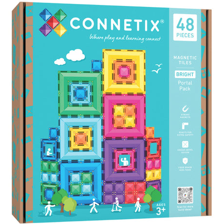 Connetix Multicolour Bright Portal Pakke 48 Pcs