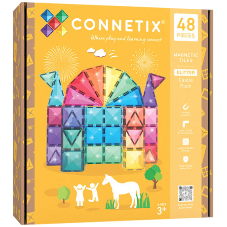 Connetix Multicolour Glitter Castle Pakke
