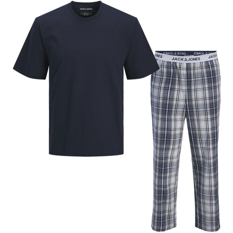 Jack & Jones Junior Sky Captain Checks Jacluca Ss Tee Og Woven Bukser Gif Jnr