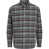 Jack & Jones Junior Forest Night Jprblustanley Flannel L/S Skjorte Bf Jnr