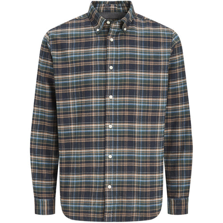 Jack & Jones Junior Forest Night Jprblustanley Flannel L/S Skjorte Bf Jnr