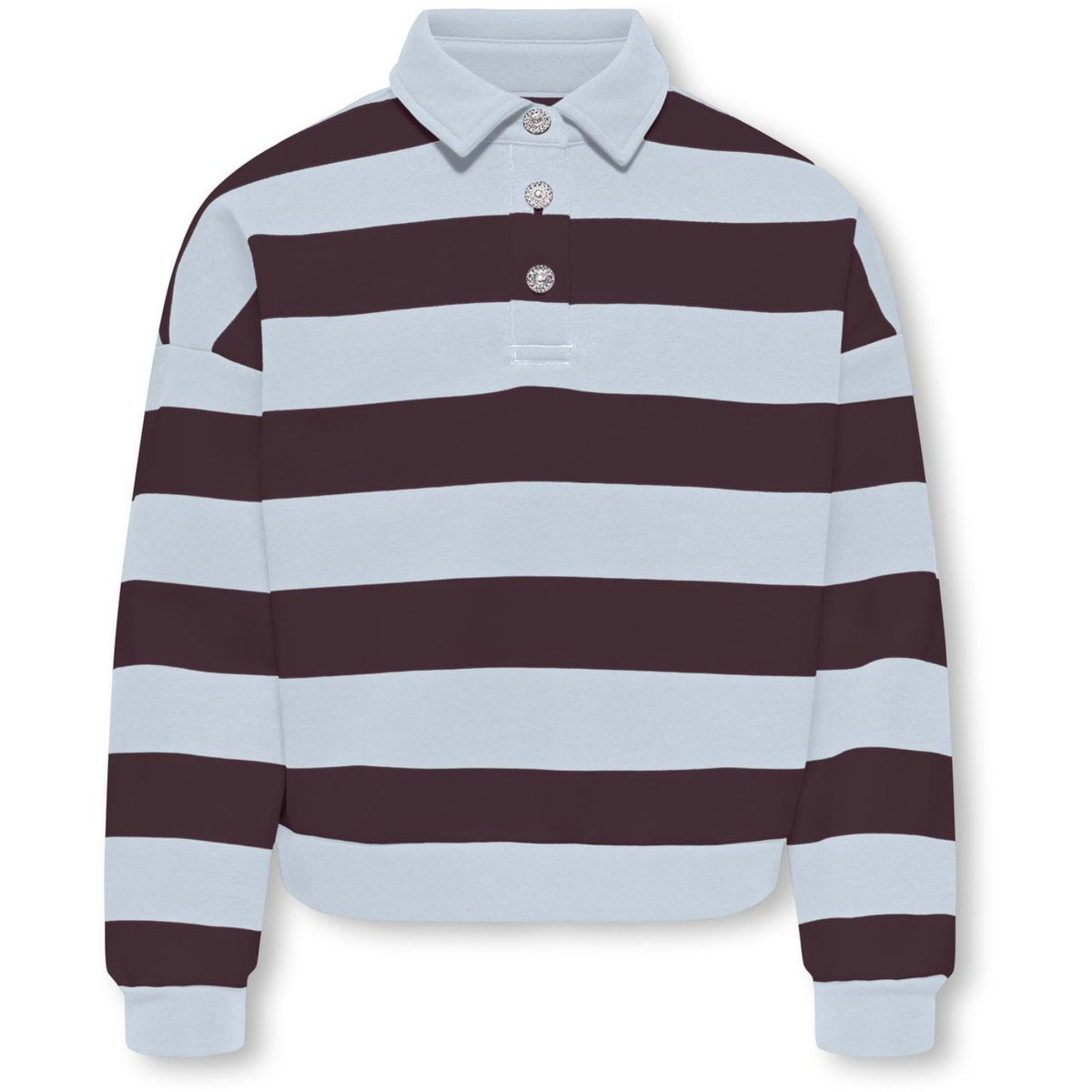 kids ONLY Ballad Blue Winetasting Kogsweat Ls Polo Swt