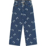 The New Medium Blue Denim AOP Tnvirginia Wide Fit Jeans