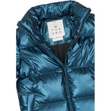 The New Metallic Blue Tnuffe Puffer Jakke