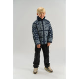 The New Navy Blazer AOP Tnullvar Puffer Jakke