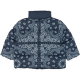 THE NEW Siblings Navy Blazer AOP Tnstulrik Puffer Jakke