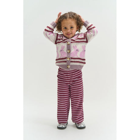 THE NEW Siblings Elderberry Striped Tn Tnstfro Wide Rib Bukser