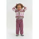 THE NEW Siblings Gardenia Striped Tnstval Jacquard Cardigan