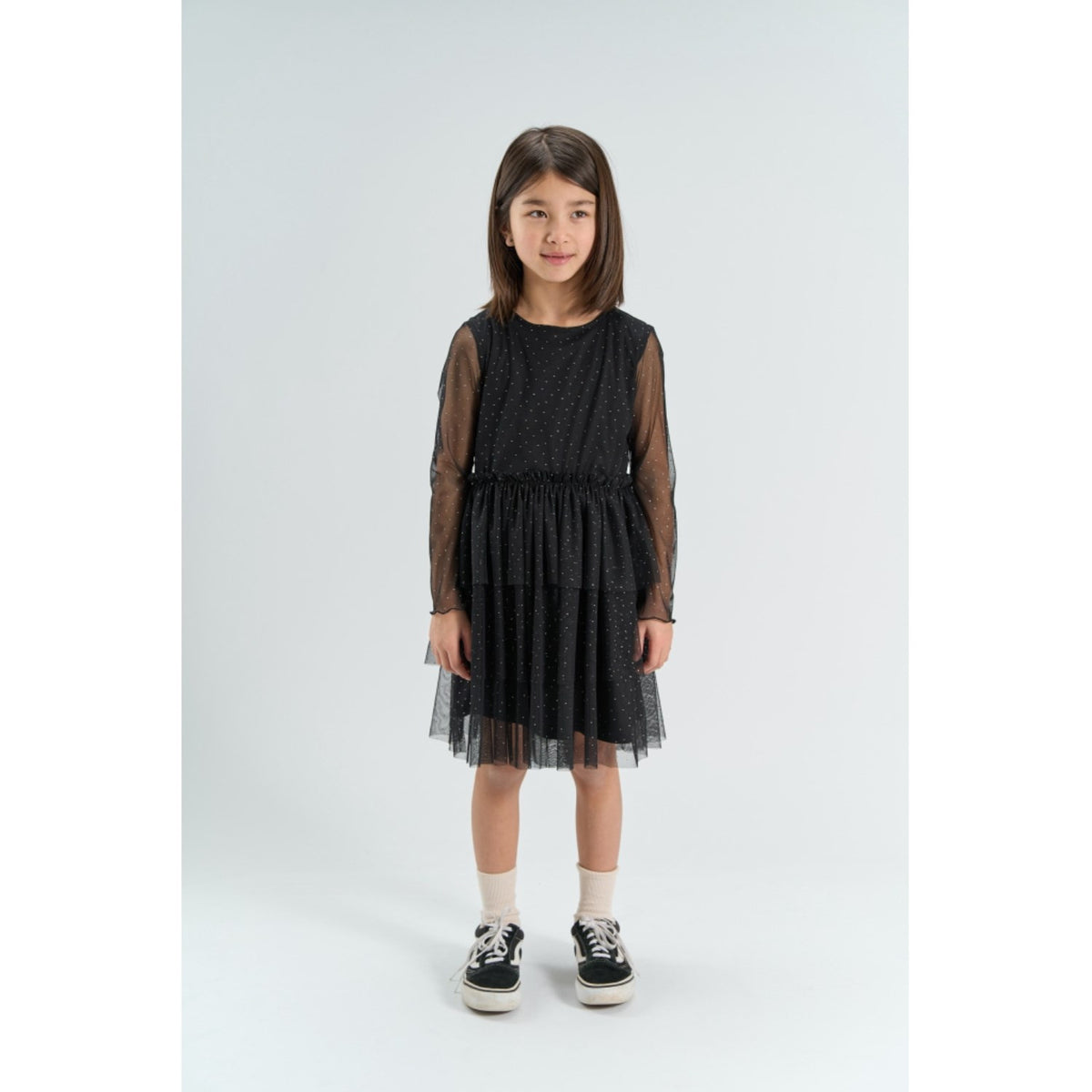 The New Black Beauty Tnyancy L_S Mesh Kjole