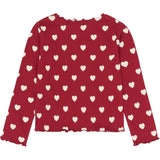 The New Rio Red AOP Tn Tnholiday Red Heart Rib Night Sett