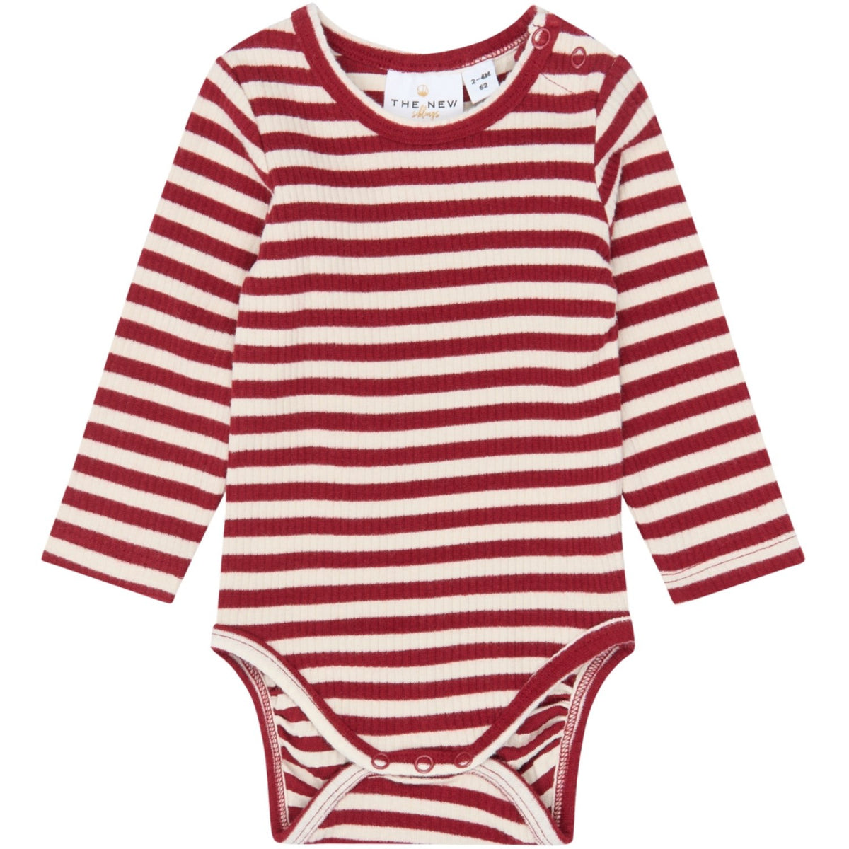 THE NEW Siblings Rio Red Striped Tn Tnsbfro L_S Rib Body