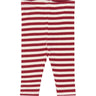 THE NEW Siblings Rio Red Striped Tn Tnsbfro Rib Leggings
