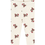 THE NEW Siblings Gardenia AOP Tnsbholiday Teddybjørn Rib Leggings