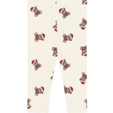 THE NEW Siblings Gardenia AOP Tnsbholiday Teddybjørn Rib Leggings