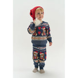 THE NEW Siblings Multi Colour Tnstholiday Jacquard Bukser