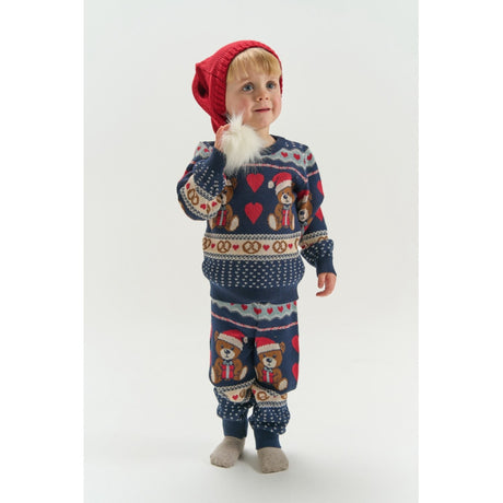 THE NEW Siblings Multi Colour Tnstholiday Jacquard Bukser