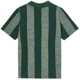 Les Deux Kids Pine Green Jacquard Football Jersey KIDS