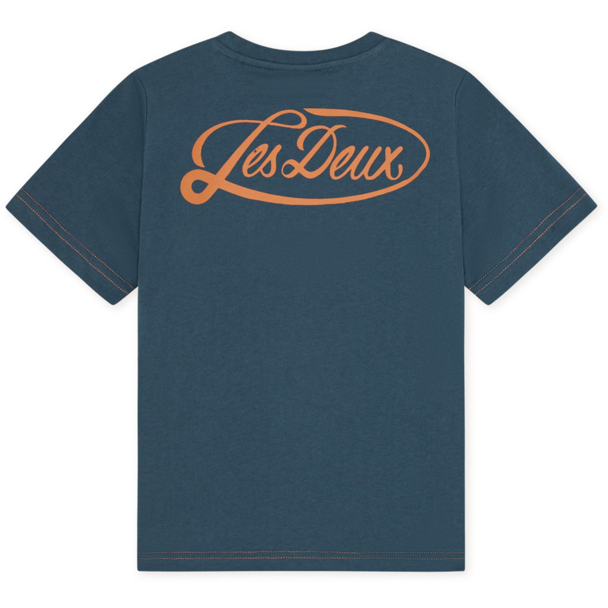 Les Deux Kids Dark Denim Blue Contrast T-Shirt KIDS