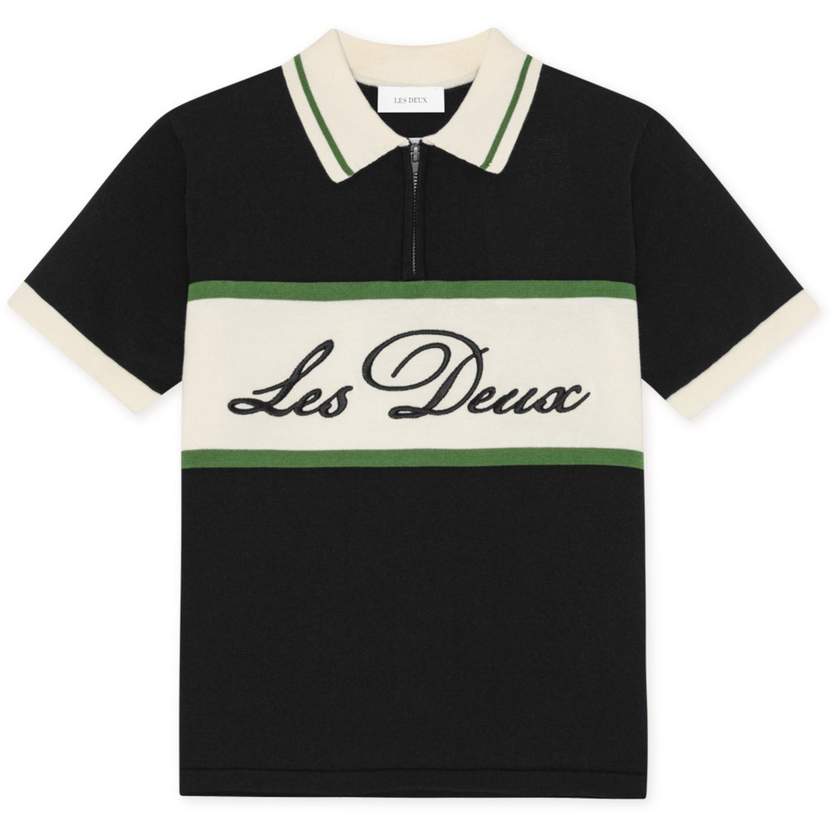 Les Deux Kids Tap Shoe Black Strikket Glidelås Polo KIDS