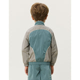 Les Deux Kids Tea Green Shiny Crisp Track Jakke KIDS