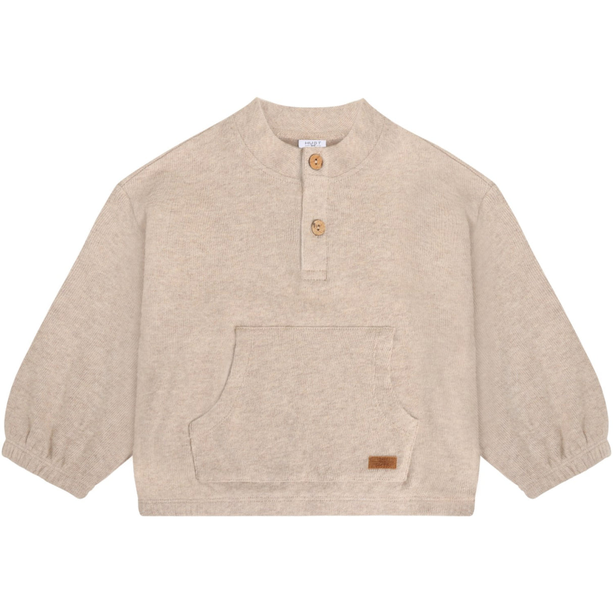 Hust & Claire Beige Melange Sigurt Fine Strikk