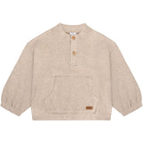Hust & Claire Beige Melange Sigurt Fine Strikk
