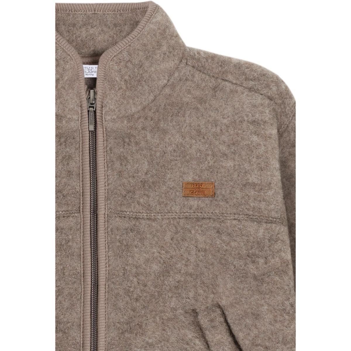 Hust & Claire Deer Melange Emi Zip Jakke Ull