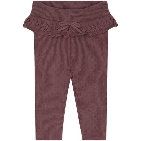 Hust & Claire Plum Lisa Strikk Rib