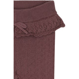 Hust & Claire Plum Lisa Strikk Rib