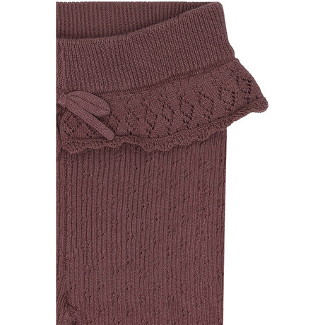Hust & Claire Plum Lisa Strikk Rib