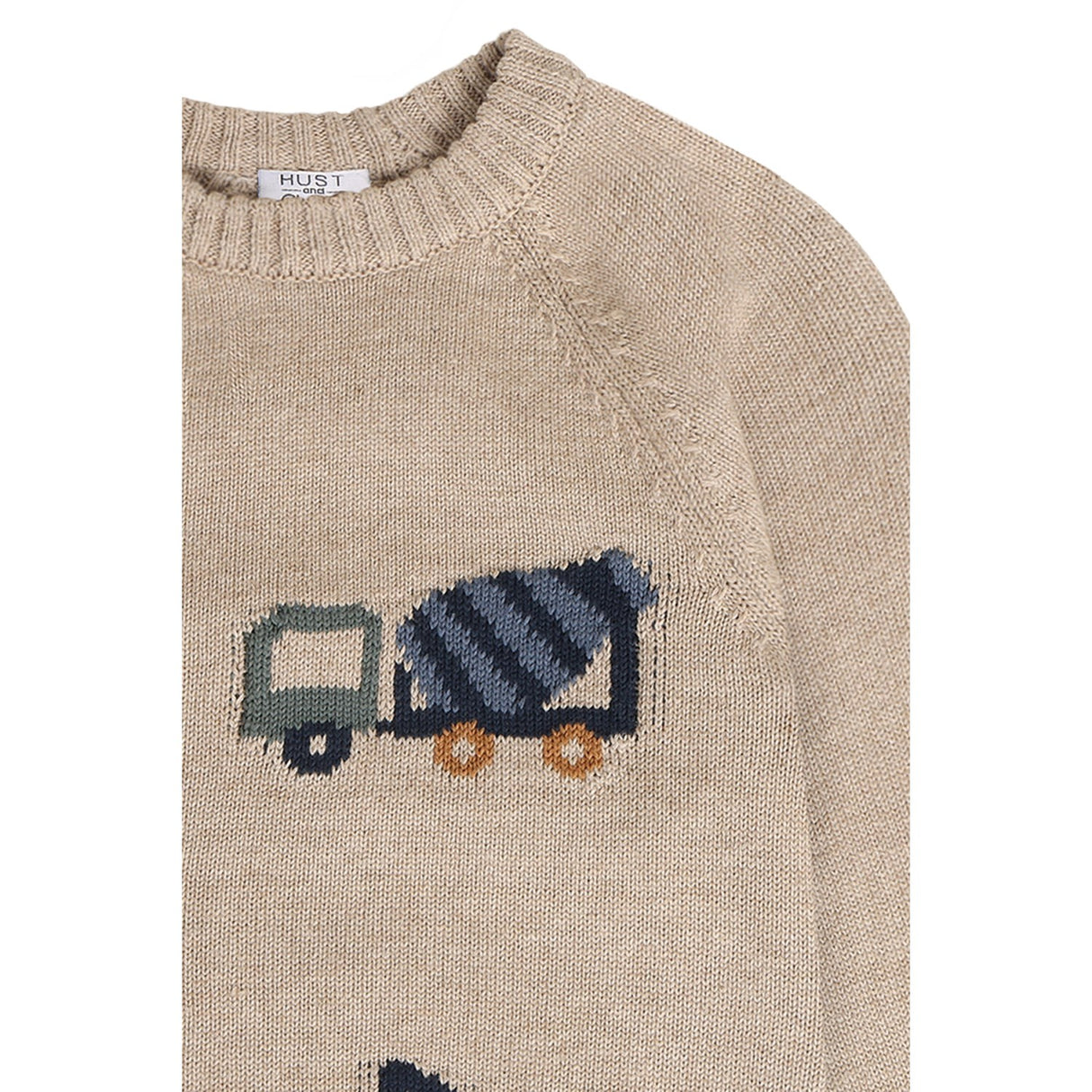 Hust & Claire Beige Melange Pelle Trucks