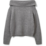 Sofie Schnoor Dark Grey Melange Sawasy Strikk