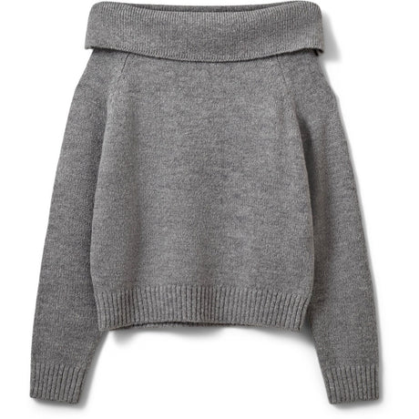 Sofie Schnoor Dark Grey Melange Sawasy Strikk