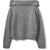 Sofie Schnoor Dark Grey Melange Sawasy Strikk