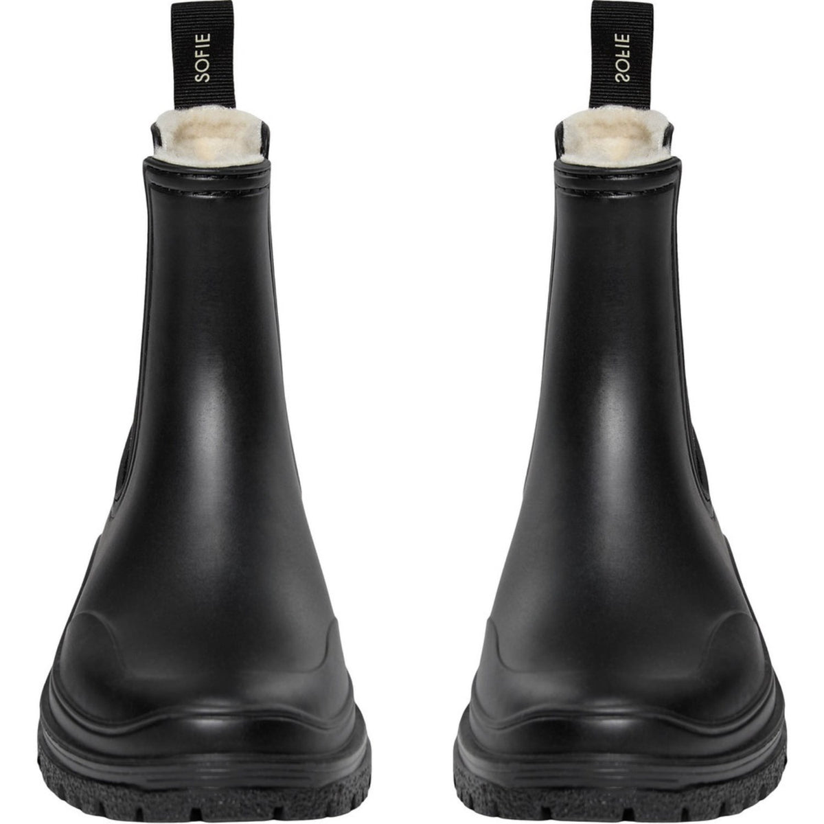 Sofie Schnoor Black Jennsy Rubber Støvler M/ Lining