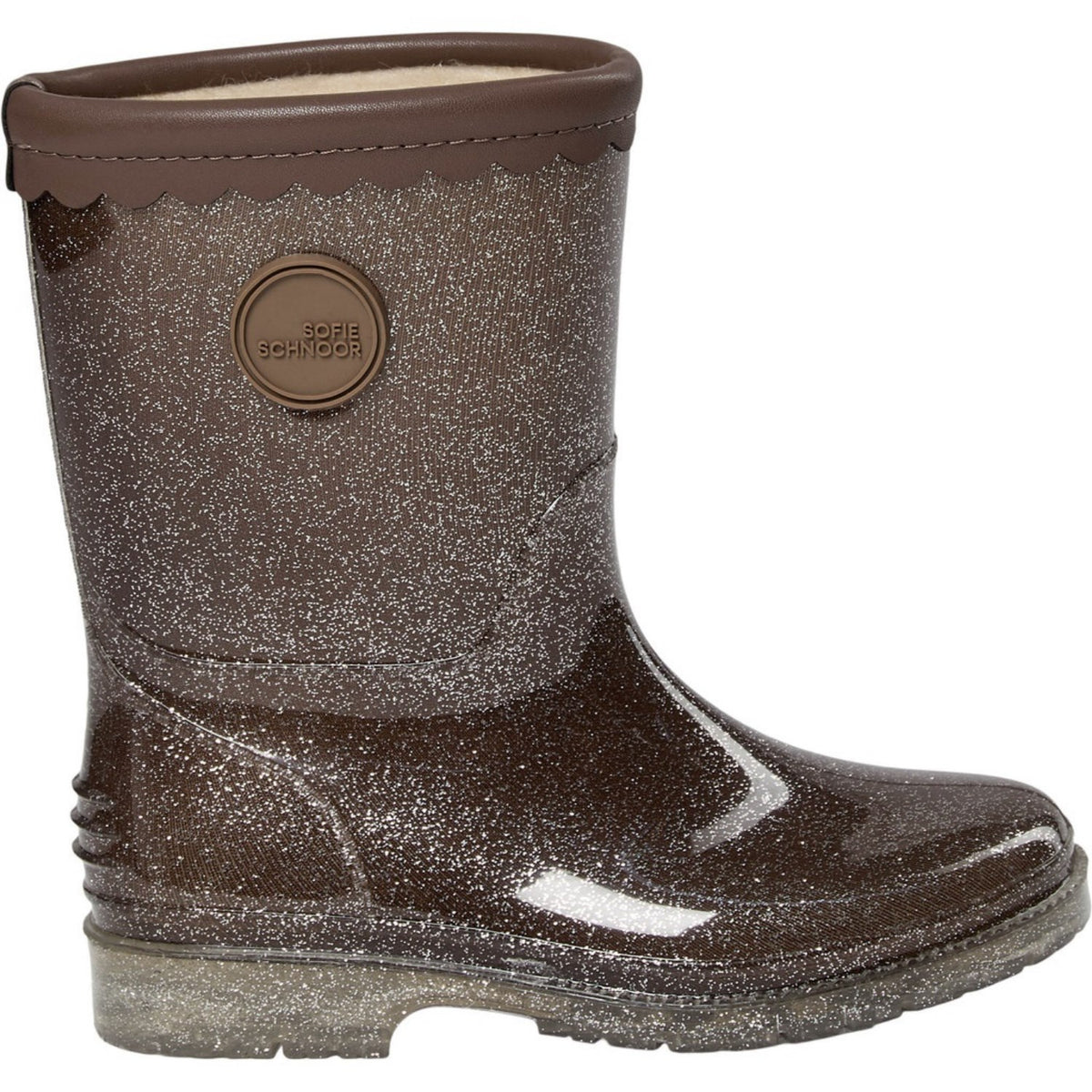 Sofie Schnoor Dark Brown Jessicakb Rubber Støvler M/ Lining