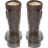 Sofie Schnoor Dark Brown Mellykb Rubber Støvler M/ Liining