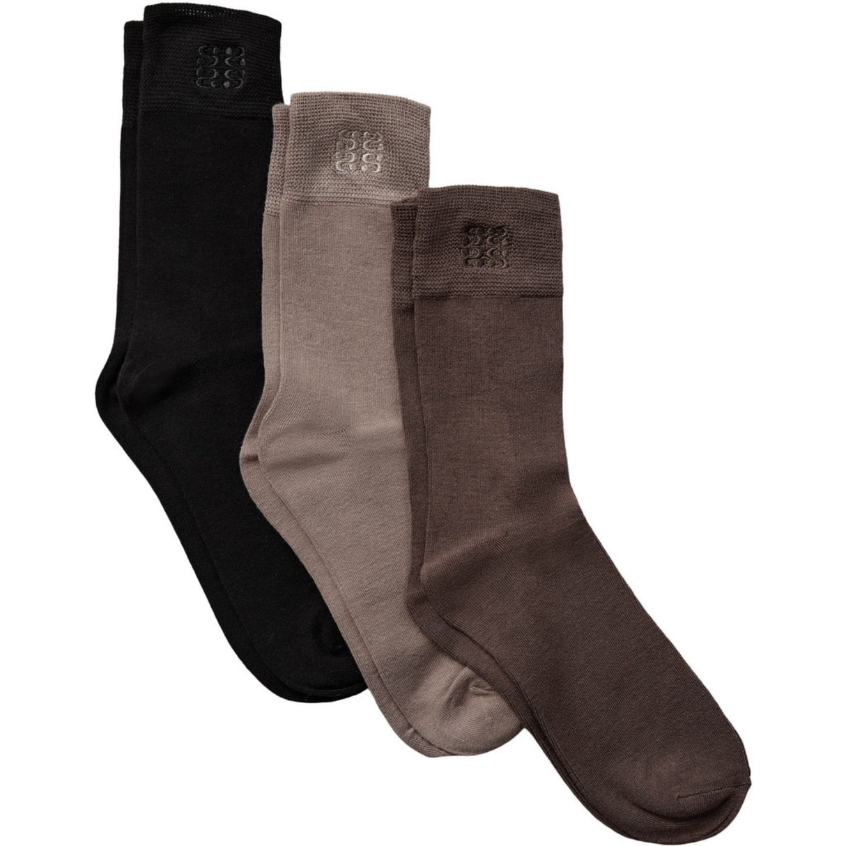 Sofie Schnoor Brown/Black Terriesw Ankle Strømpe X 3 Mix