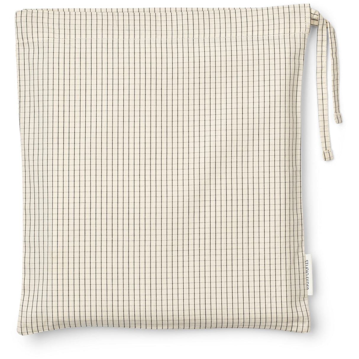 Studio Feder Creme Black Plaid Sengetøy Percale