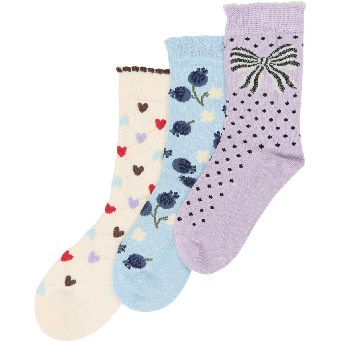 minipop® Petal Pink Marri Bambus Strømper 3-Pakning