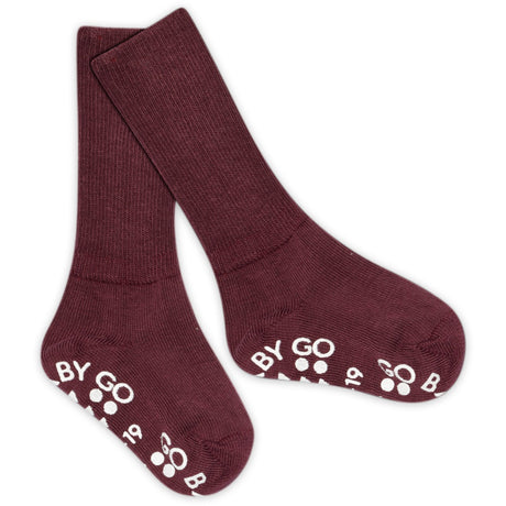 Gobabygo Grape Skin NonSlip Strømper Bomull