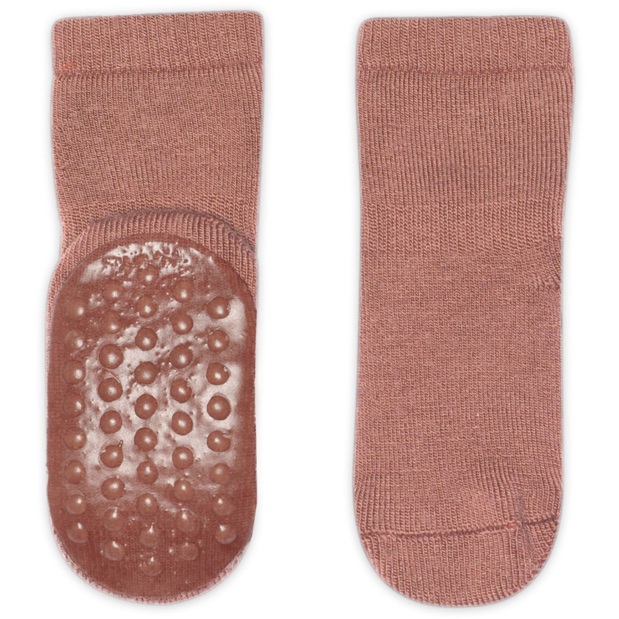Gobabygo Woodrose Ull Strømper Anti-Slip